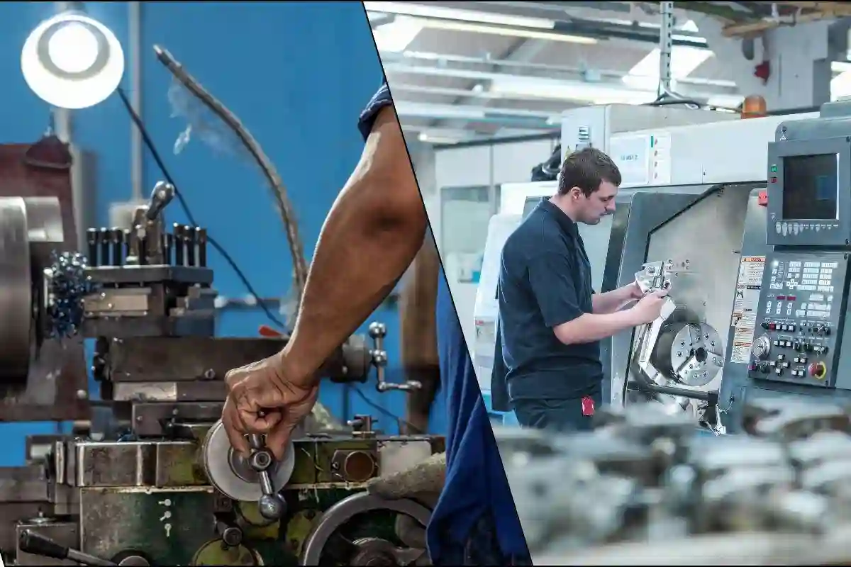 cnc talaşlı imalat - manuel ve cnc imalat farkı